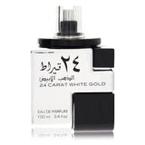 Lattafa 24 Carat White Gold by Lattafa for Unisex. Eau De Parfum Spray (Unisex Unboxed) 3.4 oz | Perfumepur.com