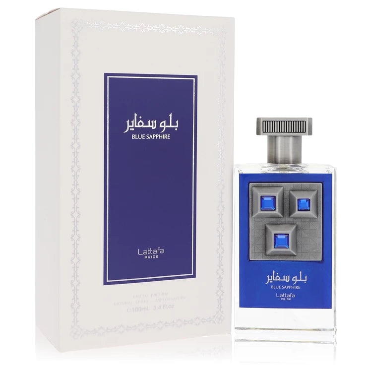 Lattafa Pride Blue Sapphire by Lattafa for Unisex. Eau De Parfum Spray (Unisex) 3.4 oz | Perfumepur.com