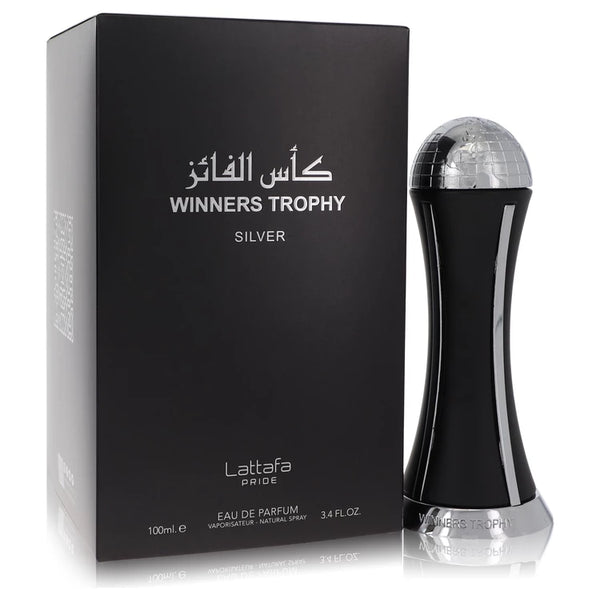 Lattafa Pride Winners Trophy Silver by Lattafa for Men. Eau De Parfum Spray 3.4 oz | Perfumepur.com