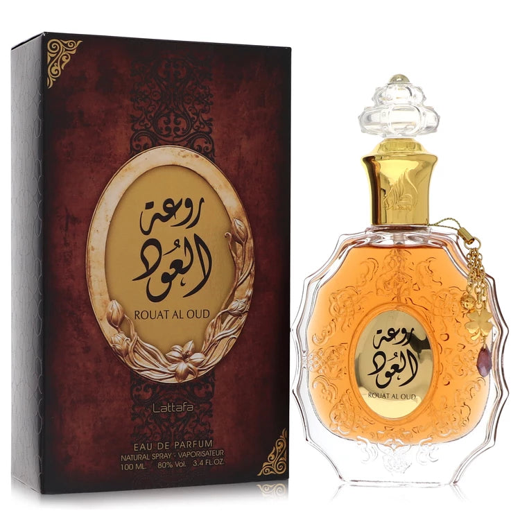 Lattafa Rouat Al Oud by Lattafa for Unisex. Eau De Parfum Spray (Unisex) 3.4 oz | Perfumepur.com