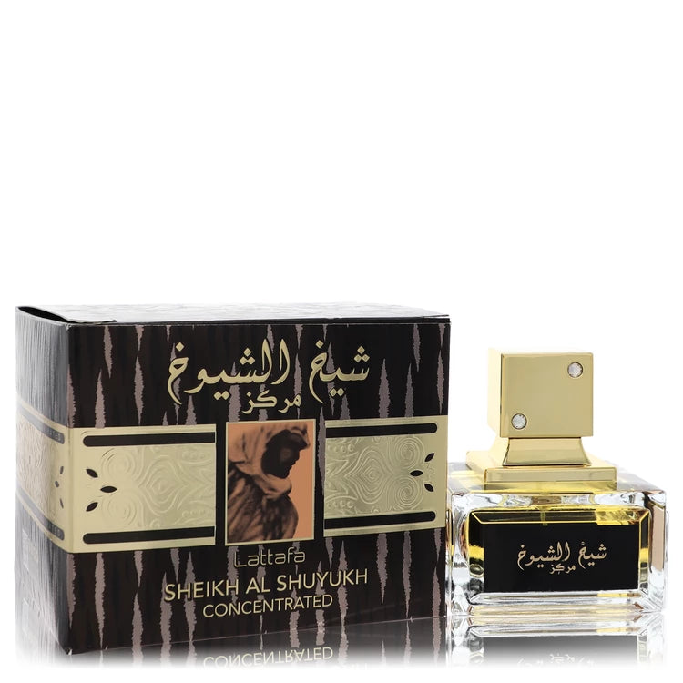 Lattafa Sheikh Al Shuyukh by Lattafa for Unisex. Eau De Parfum Spray Concentrated (Unisex) 3.4 oz | Perfumepur.com