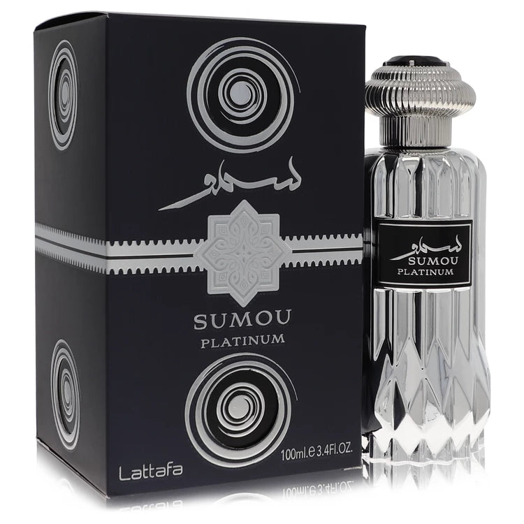 Lattafa Sumou Platinum by Lattafa for Unisex. Eau De Parfum Spray (Unisex) 3.4 oz | Perfumepur.com