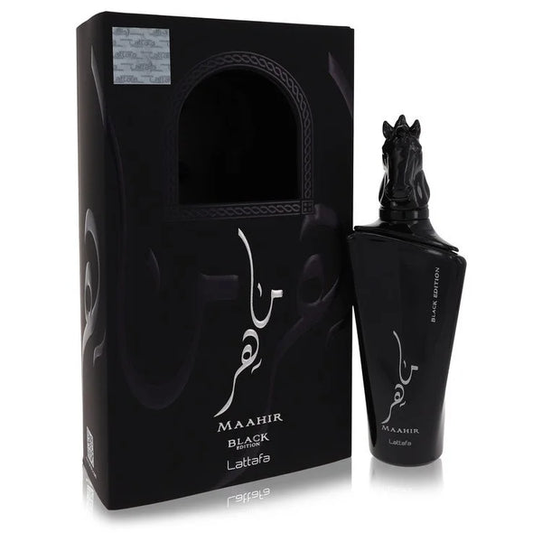 Maahir Black Edition by Lattafa for Unisex. Eau De Parfum Spray (Unisex) 3.4 oz | Perfumepur.com