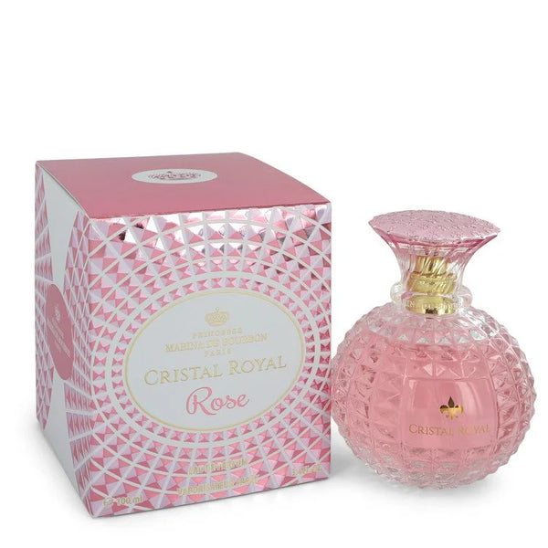 Marina De Bourbon Cristal Royal Rose by Marina De Bourbon for Women. Eau De Parfum Spray 3.4 oz | Perfumepur.com