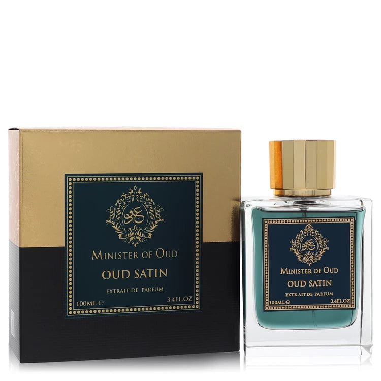 Minister Of Oud Oud Satin by Fragrance World for Men. Extrait De Parfum 3.4 oz | Perfumepur.com