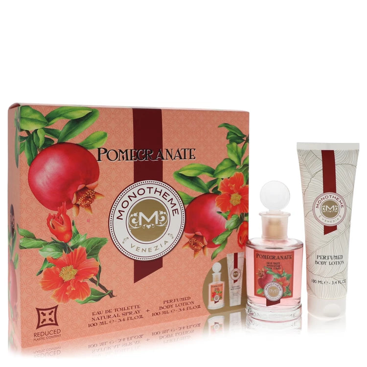 Monotheme Promegranate by Monotheme for Women. Gift Set (3.4 oz Eau De Toilette Spray + 3.4 oz Body Lotion) | Perfumepur.com