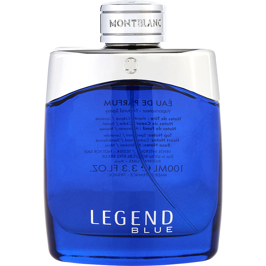 Mont Blanc Legend Blue By Mont Blanc for Men. Eau De Parfum Spray 3.3 oz (Tester) | Perfumepur.com