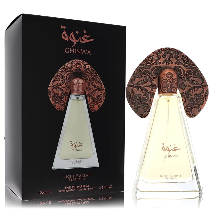 Niche Emarati Ghinwa by Lattafa for Unisex. Eau De Parfum Spray (Unisex) 3.4 oz | Perfumepur.com