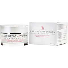 Prescription Youth By Prescription Youth for Women. Restorative Night Cream With Multi-Peptide Complex 27g/0.90Oz | Perfumepur.com