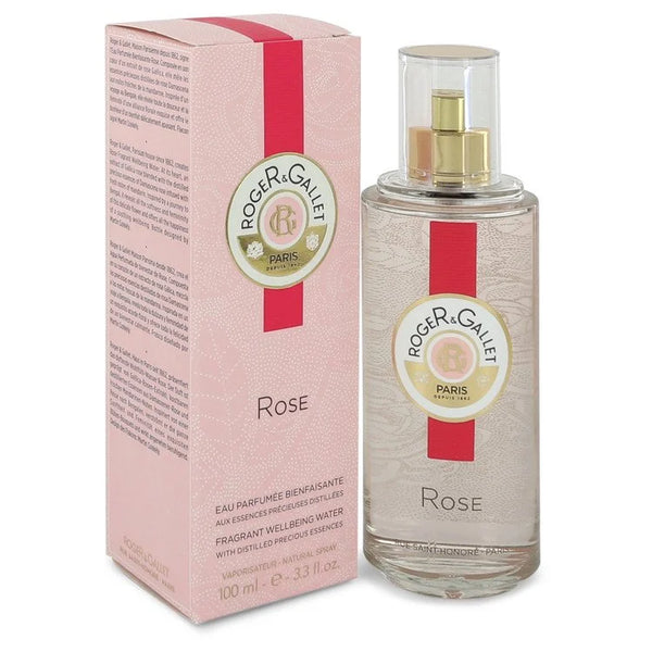 Roger & Gallet Rose by Roger & Gallet for Women. Fragrant Wellbeing Water Spray 3.3 oz | Perfumepur.com