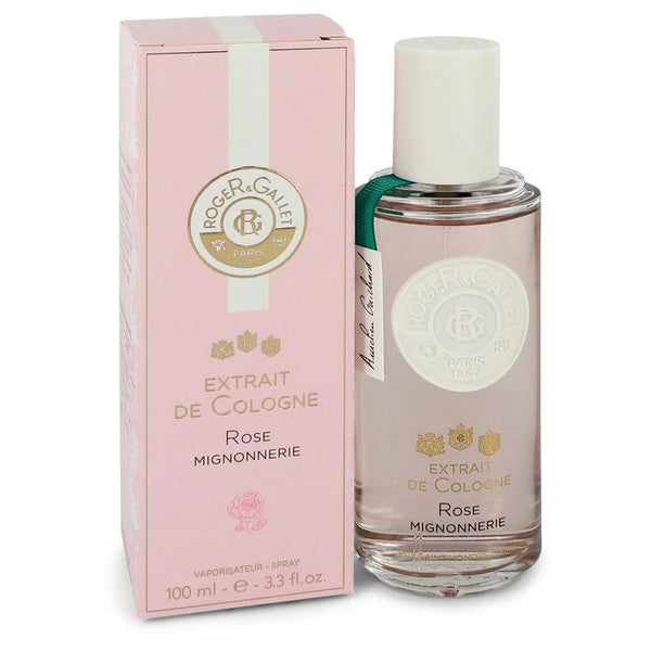 Roger & Gallet Rose Mignonnerie by Roger & Gallet for Women. Extrait De Cologne Spray 3.3 oz | Perfumepur.com