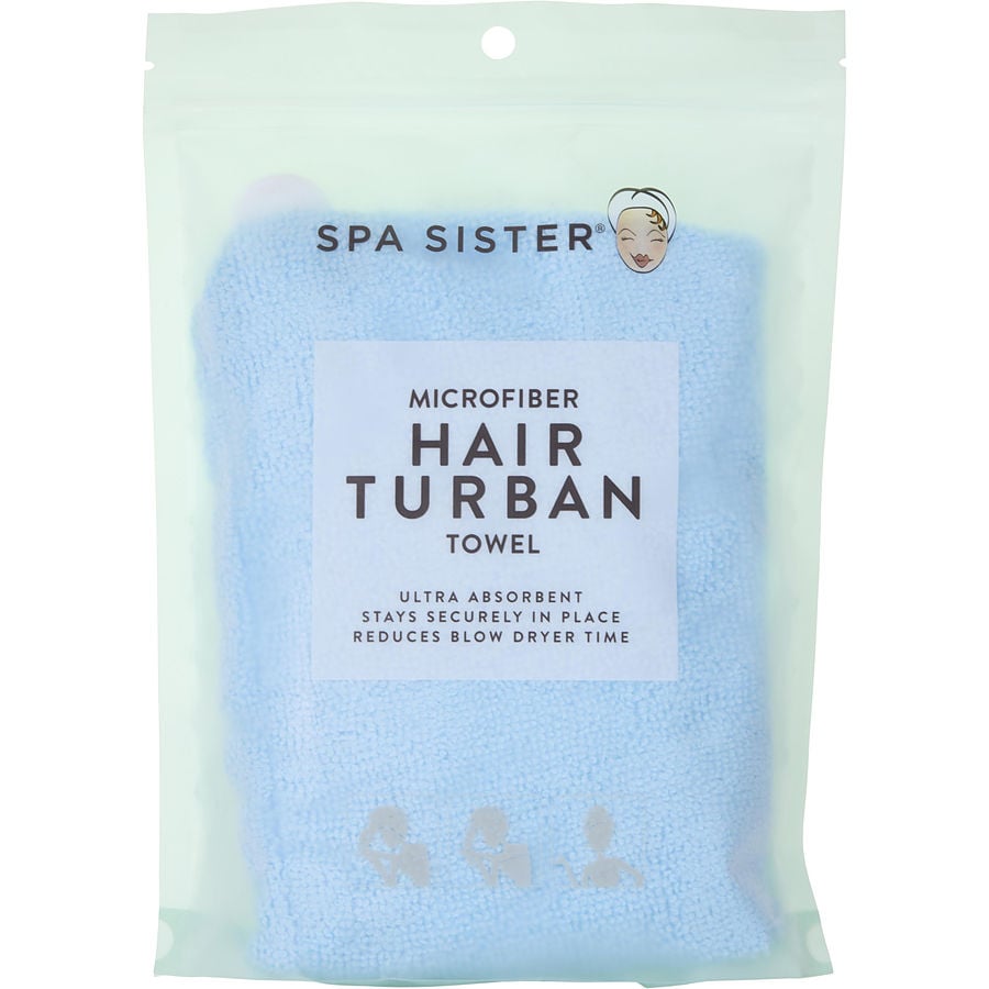 Spa Accessories By Spa Accessories for Unisex. Spa Sister Microfiber Hair Turban - White | Perfumepur.com