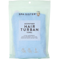 Spa Accessories By Spa Accessories for Unisex. Spa Sister Microfiber Hair Turban - White | Perfumepur.com