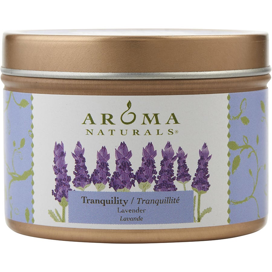 Tranquility Aromatherapy By Tranquility Aromatherapy for Unisex. One 2.8Oz Small Soy To Go Tin Aromatherapy Candle. The Essential Oil Of Lavender Is Known For Its Calming And Healing Benefits. Burns Approx. 15 Hrs. | Perfumepur.com