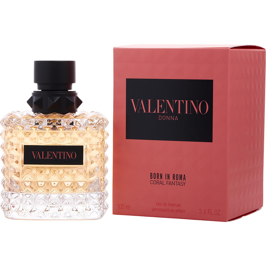 Valentino Donna Born In Roma Coral Fantasy By Valentino for Women. Eau De Parfum Spray 3.4 oz | Perfumepur.com