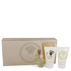 Versace Eros by Versace for Women. Gift Set (.17 oz Mini EDP + 0.8 oz Shower Gel + 0.8 oz Body Lotion) | Perfumepur.com