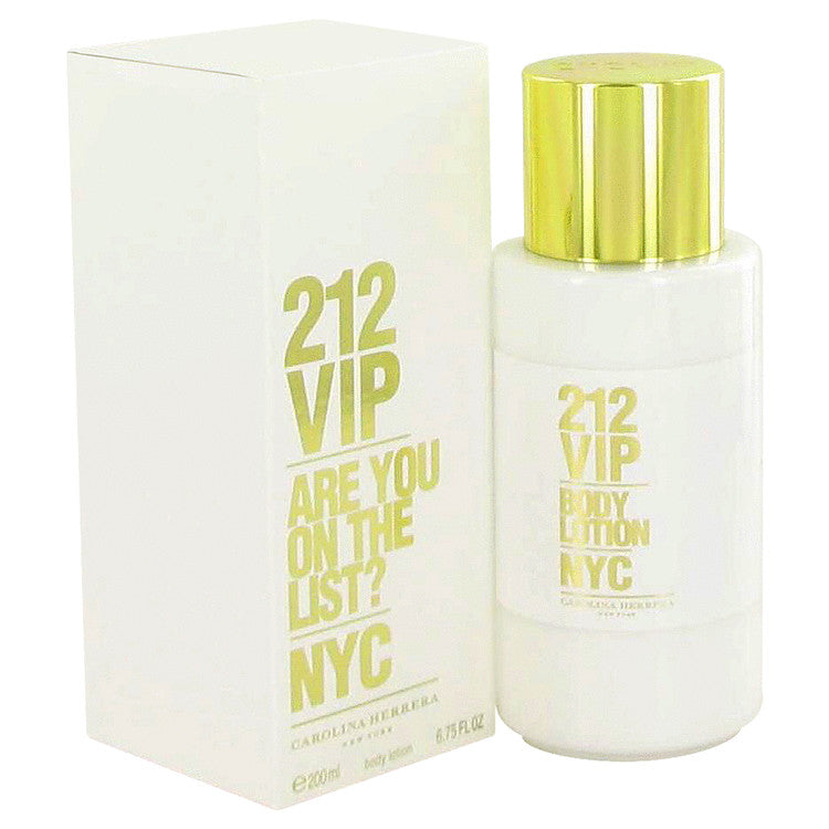 212 Vip by Carolina Herrera for Women. Body Lotion 6.7 oz