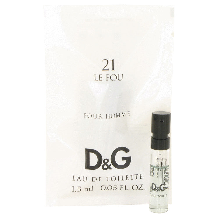 Le Fou 21 by Dolce & Gabbana for Men. Vial (Sample) .05 oz