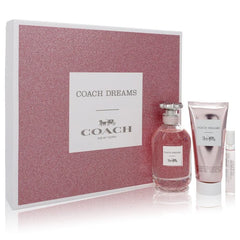 Coach Dreams by Coach for Women. Gift Set (3 oz Eau De Parfum Spray + 3.3 oz Body Lotion + 0.25 z Mini EDP Spray)