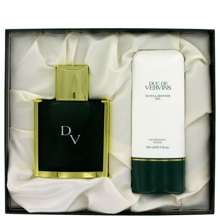 Duc De Vervins by Houbigant for Men. Gift Set (4 oz Eau De Toilette Spray + 5.1 oz Shower Gel)