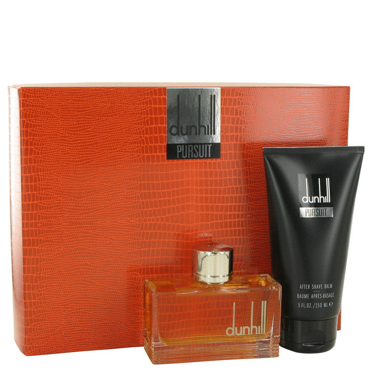 Dunhill Pursuit by Alfred Dunhill for Men. Gift Set - 2.5 oz Eau De Toilette Spray + 5 oz After Shave Balm --