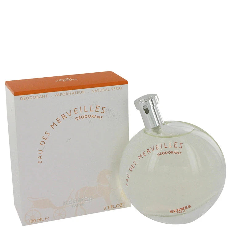 Eau Des Merveilles by Hermes for Women. Deodorant Spray 3.4 oz