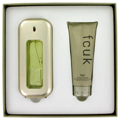 Fcuk by French Connection for Women. Gift Set (3.4 oz Eau De Toilette Spray + 3.4 oz  Body Lotion)