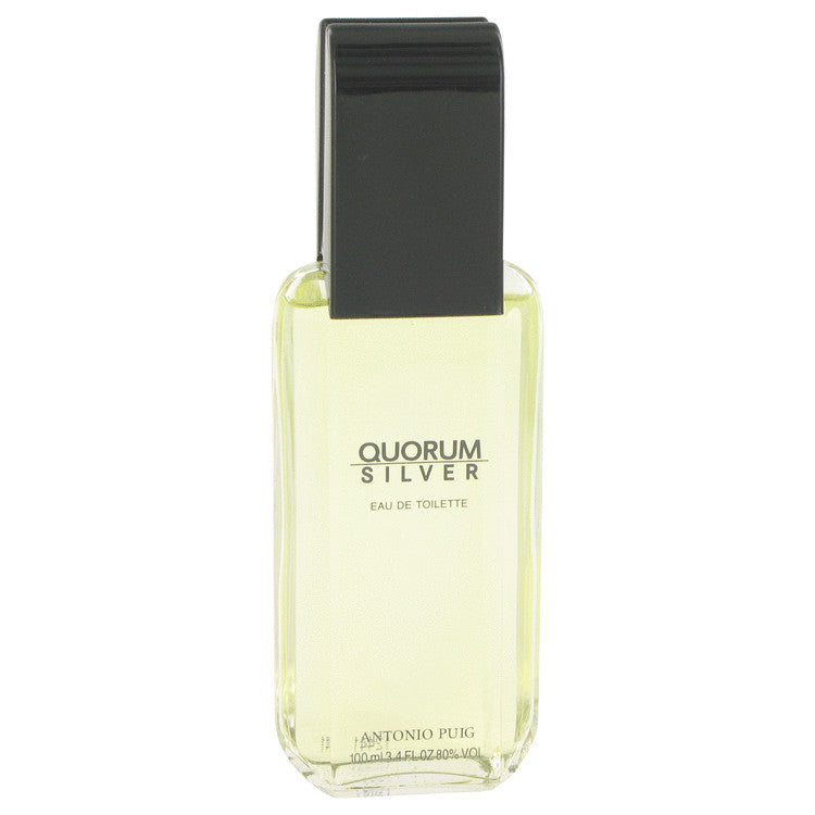 Quorum Silver by Puig for Men. Eau De Toilette Spray (Tester) 3.4 oz